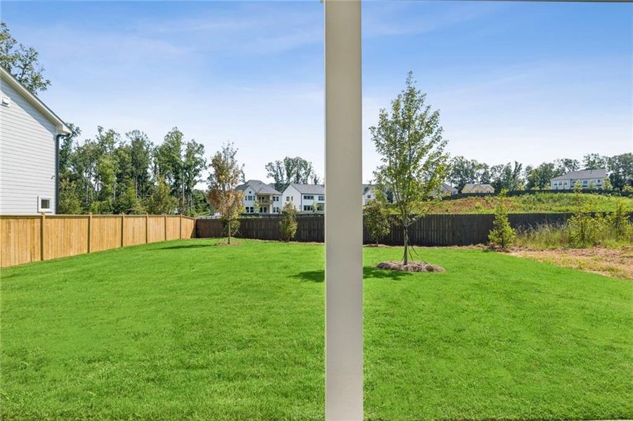 Exterior details and patio area of a home in Settingdown Farms, Cumming (Image 3).