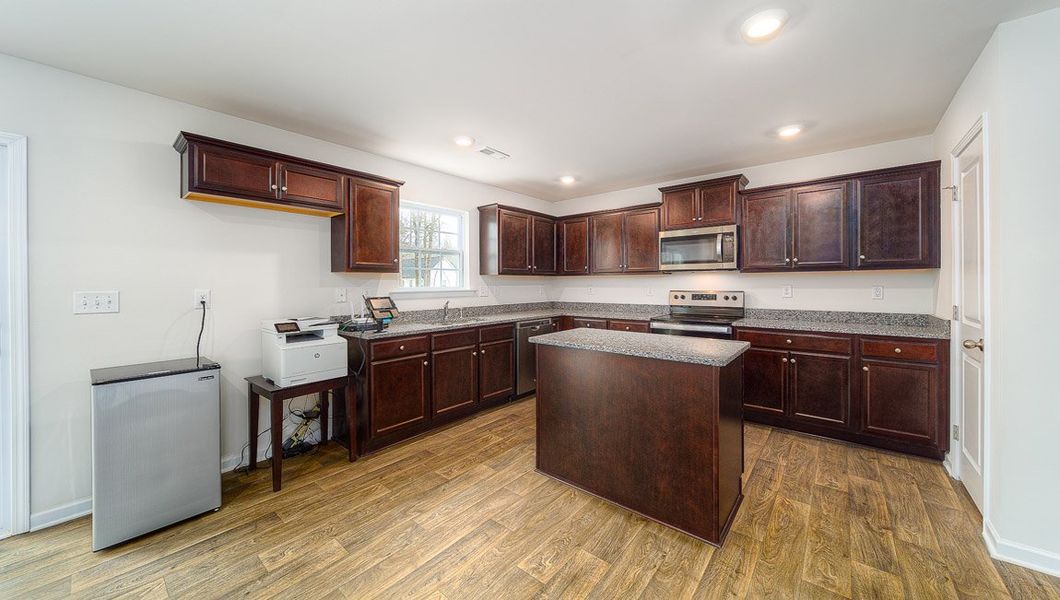 Representative furnished interior of a home built from the Harrison by D.R. Horton in Brookside Farms - The Meadows, Greer (Image 7).