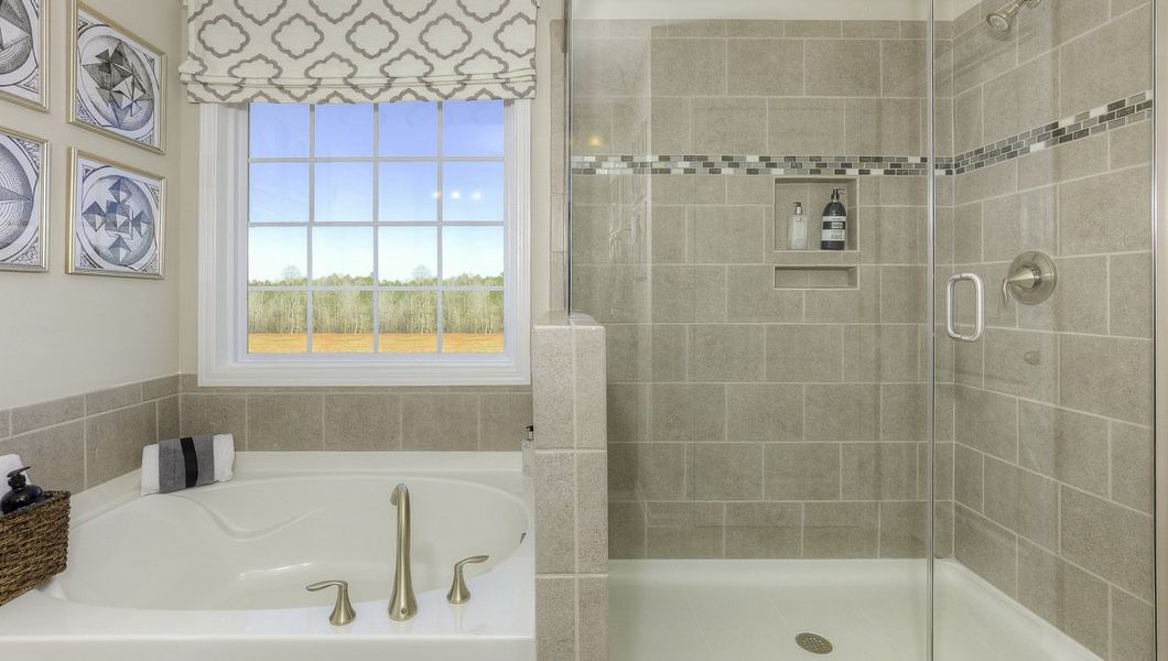 Representative furnished interior of a home built from the Verwood by D.R. Horton in Chumley Estates, Reidville (Image 36).