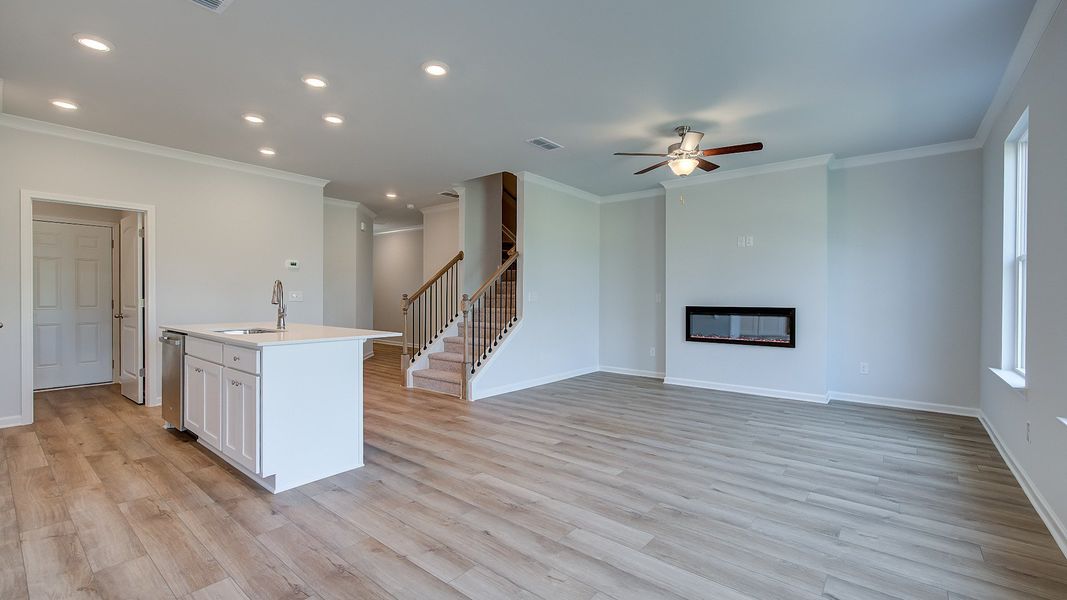 Furnished interior view inside a new home in Langley Overlook, Loganville (Image 12).