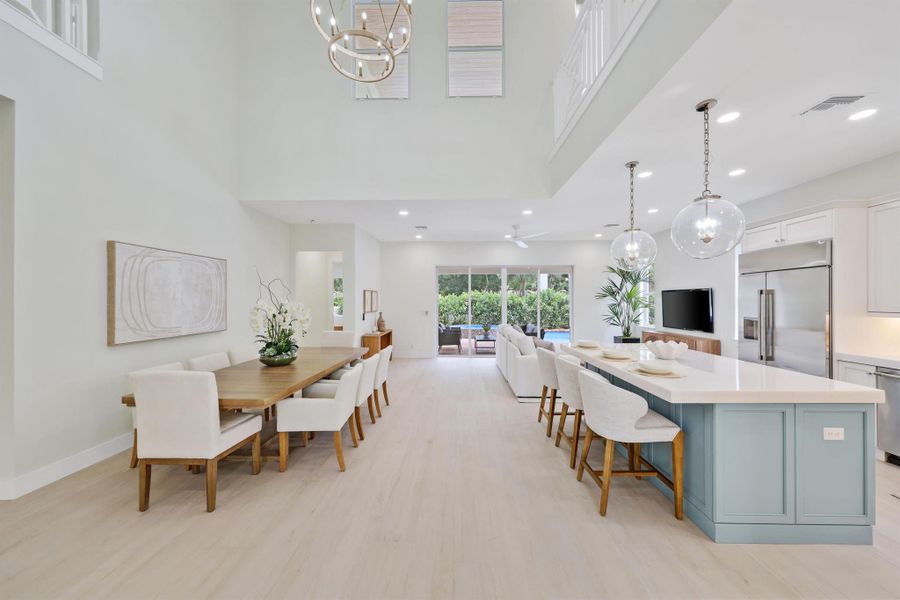 Furnished interior view inside a new home in , Jupiter (Image 9).