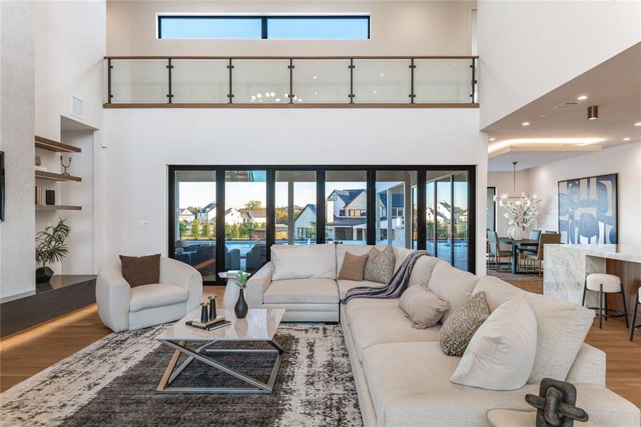 Furnished interior view inside a new home in , Heath (Image 5).