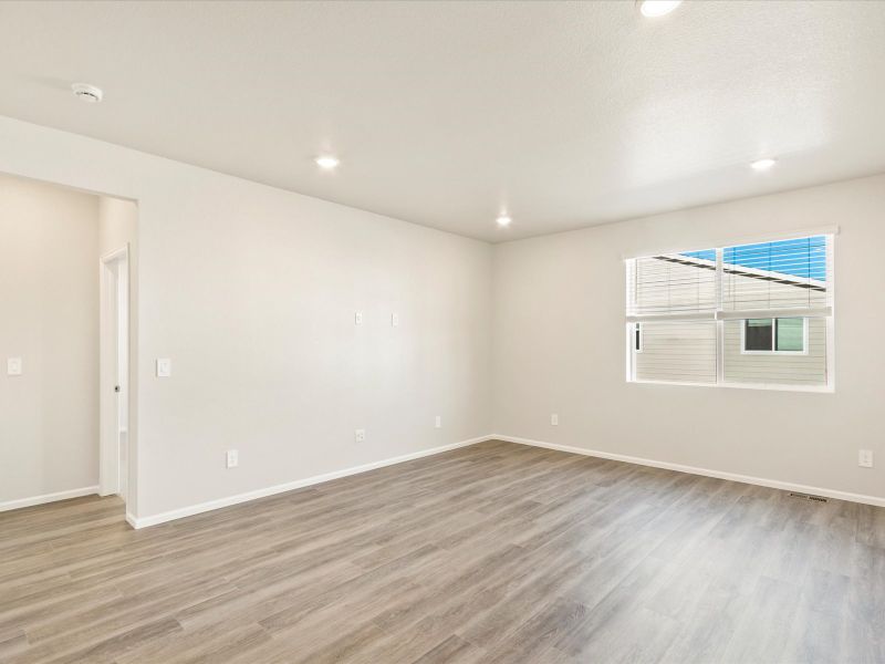 The Cherry Creek floorplan interior image taken at a Meritage Homes community in Northern Colorado.