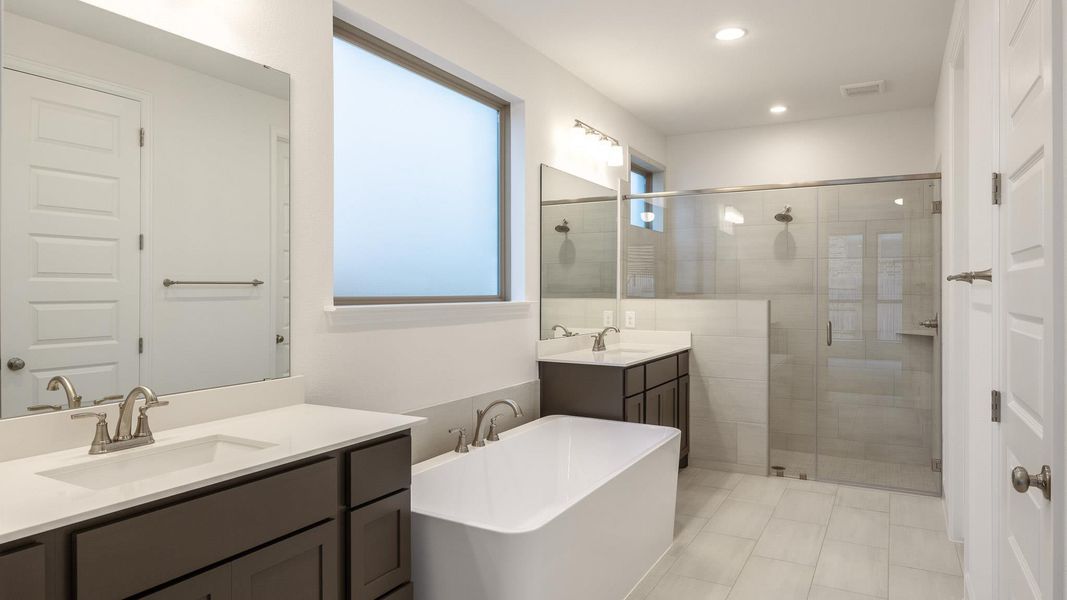 Furnished interior view inside a new home in Parmer Ranch, Georgetown (Image 12).