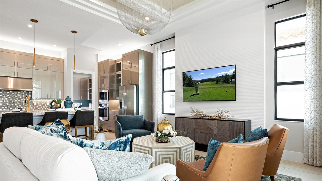 Furnished interior view inside a new home in , Port St. Lucie (Image 17).