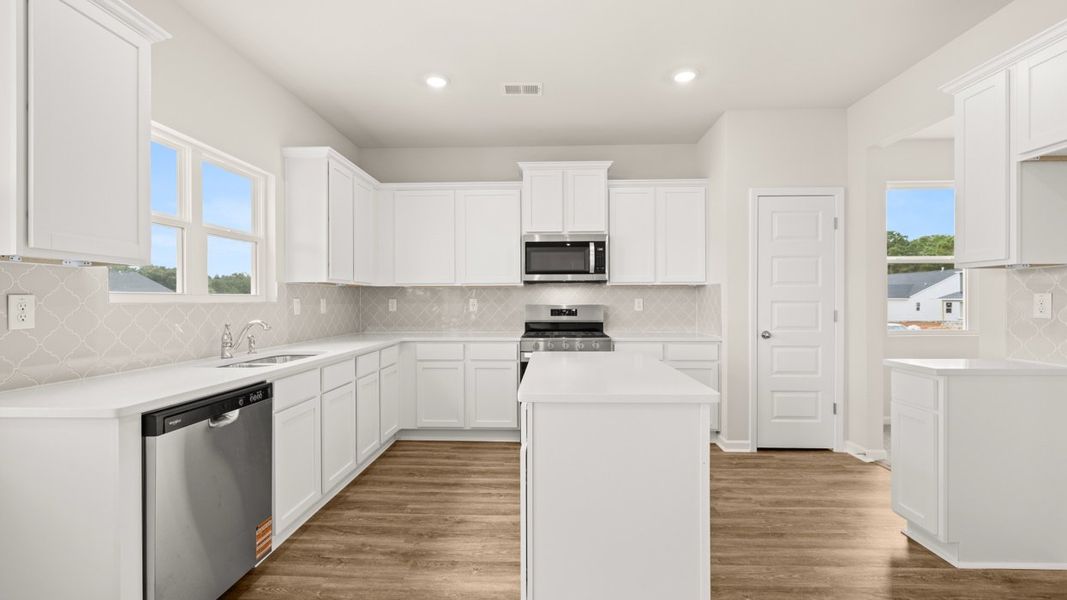 Furnished interior view inside a new home in Preserve at Dove Creek, Statham (Image 4).