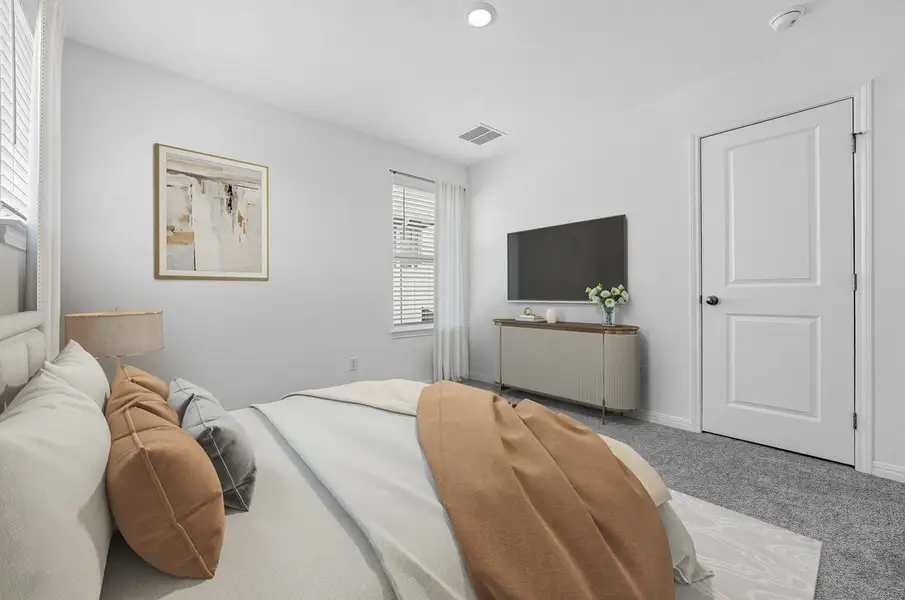 Furnished interior view inside a new home in Sunfield, Buda (Image 15).