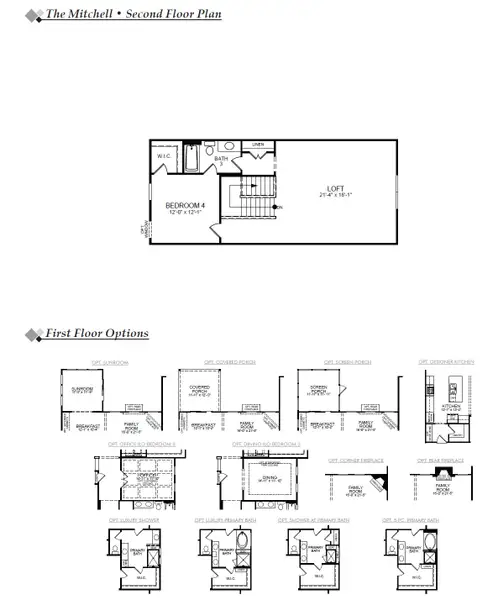 2D floor plan layout of this home in Waterford Commons, Rock Hill, SC (Image 3). 2D floor plan layout of this home in Waterford Commons, Rock Hill, SC (Image 3).