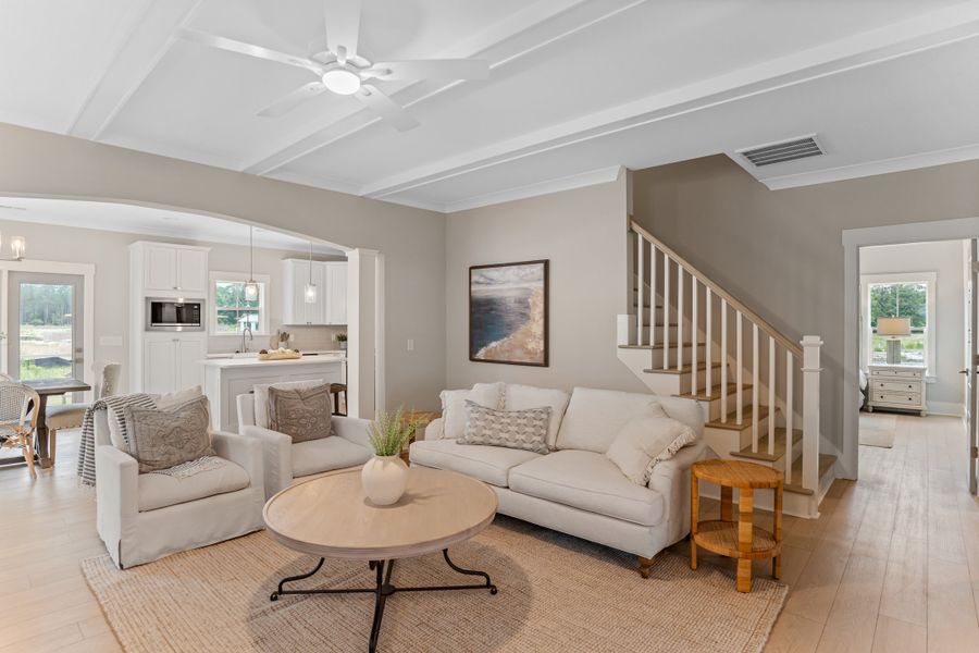 Representative furnished interior of a home built from the Willowbrook by Bill Clark Homes in Riverside Cove, Wilmington (Image 4). Representative furnished interior of a home built from the Willowbrook by Bill Clark Homes in Riverside Cove, Wilmington (Image 4).