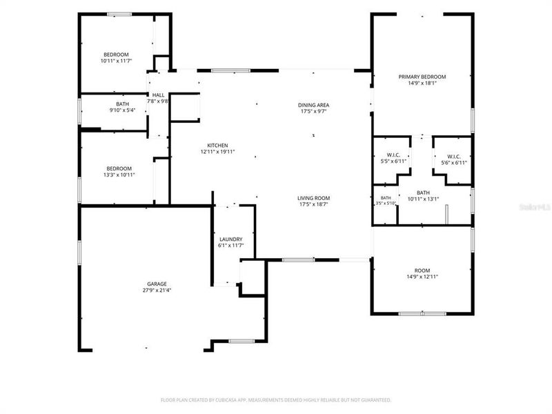 2D floor plan layout of this home in , Port Charlotte, FL (Image 4).