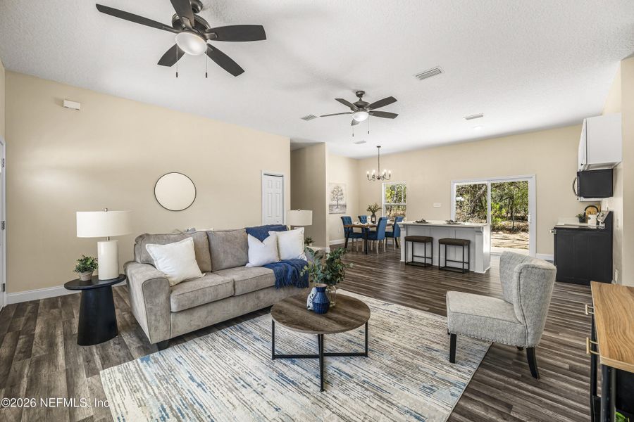 Furnished interior view inside a new home in , Keystone Heights (Image 14).
