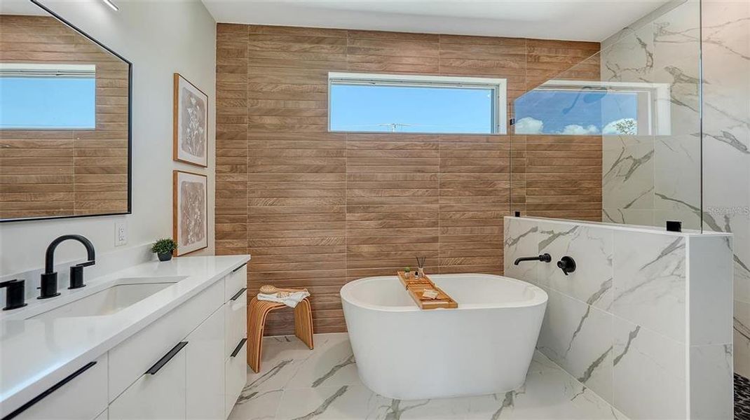 Furnished interior view inside a new home in , Sarasota (Image 14).