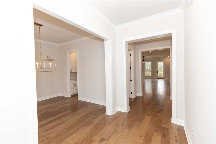 Spacious, unfurnished interior of a new home in Evanshire Single Family, Duluth (Image 30).