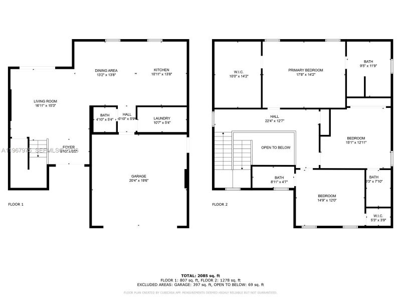 2D floor plan layout of this home in , Lake Worth, FL (Image 7). 2D floor plan layout of this home in , Lake Worth, FL (Image 7).