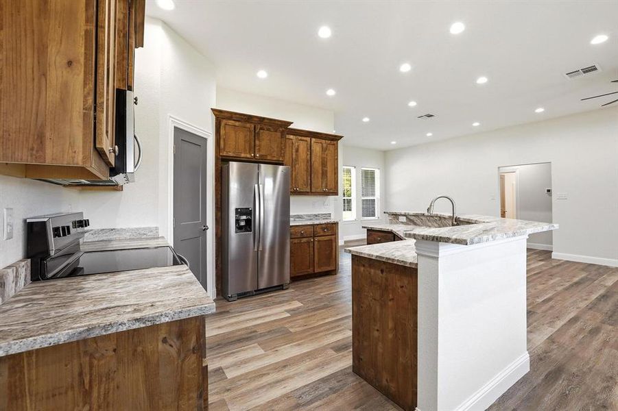 Furnished interior view inside a new home in , Ector (Image 11).