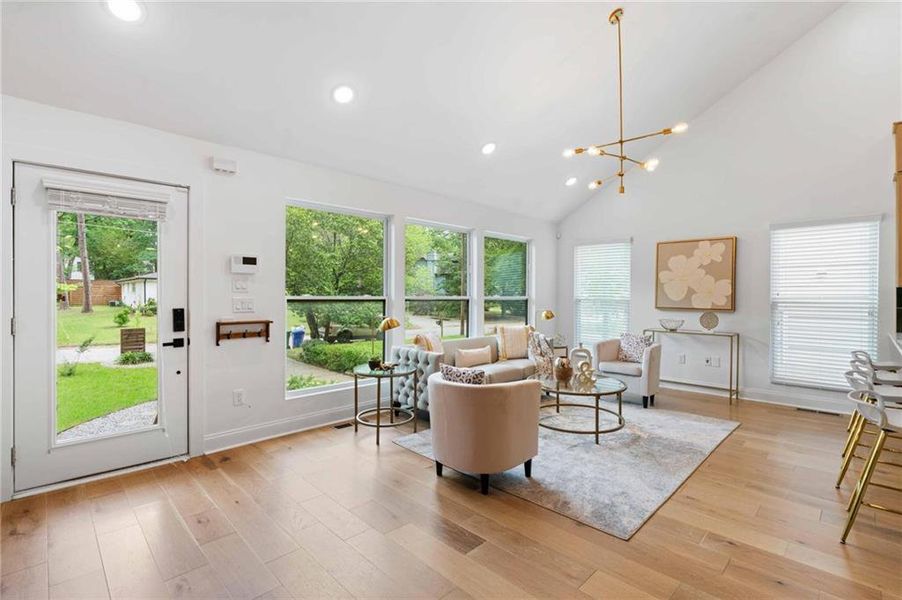 Furnished interior view inside a new home in , Decatur (Image 38).