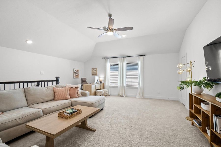 Furnished interior view inside a new home in Lone Star Landing, Montgomery (Image 31).