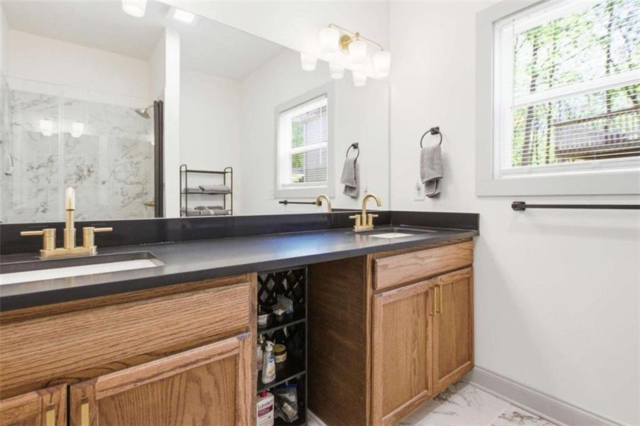 Furnished interior view inside a new home in , Clarkesville (Image 9).