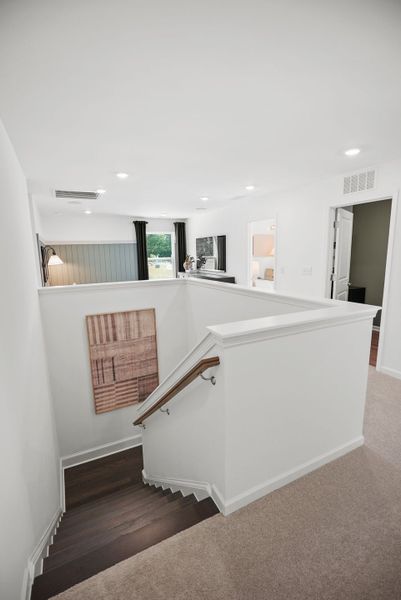 Representative furnished interior of a home built from the Marshall by Pulte Homes in Michaux Gardens, Belmont (Image 11). Representative furnished interior of a home built from the Marshall by Pulte Homes in Michaux Gardens, Belmont (Image 11).