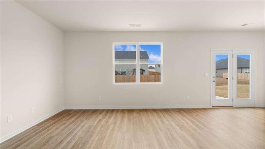 Spacious, unfurnished interior of a new home in The Preserve at Agricultural Village, Perry (Image 16). Spacious, unfurnished interior of a new home in The Preserve at Agricultural Village, Perry (Image 16).