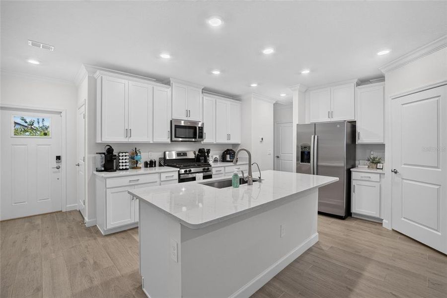 Furnished interior view inside a new home in Southshore Bay Active Adult, Wimauma (Image 12).