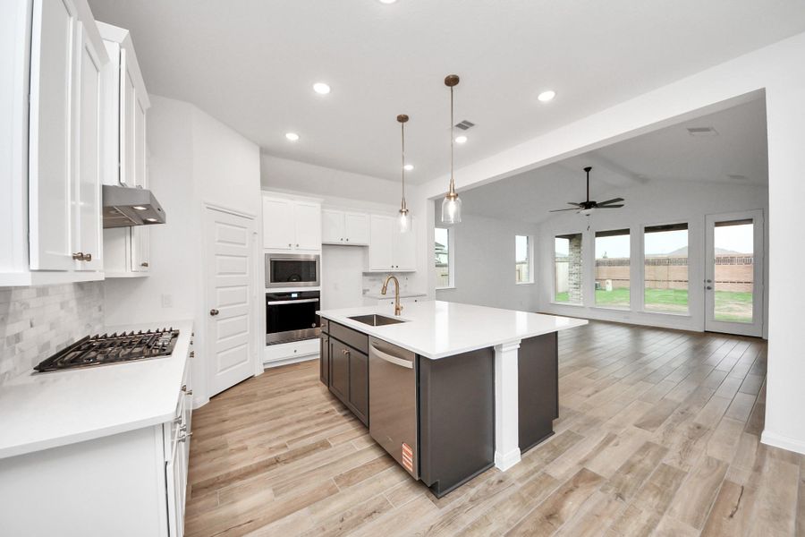 Furnished interior view inside a new home in Elyson, Katy (Image 3).