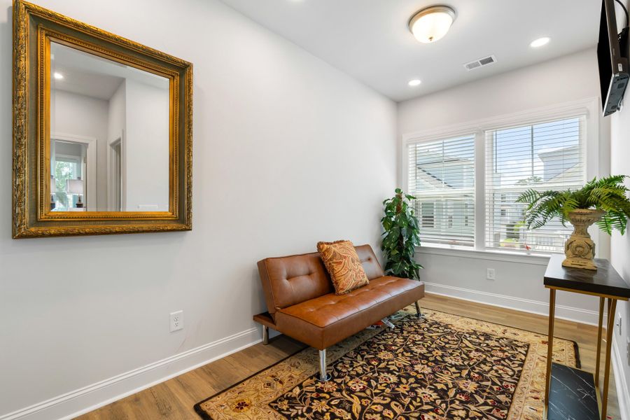 Furnished interior view inside a new home in Oak Bluff, Charleston (Image 40).
