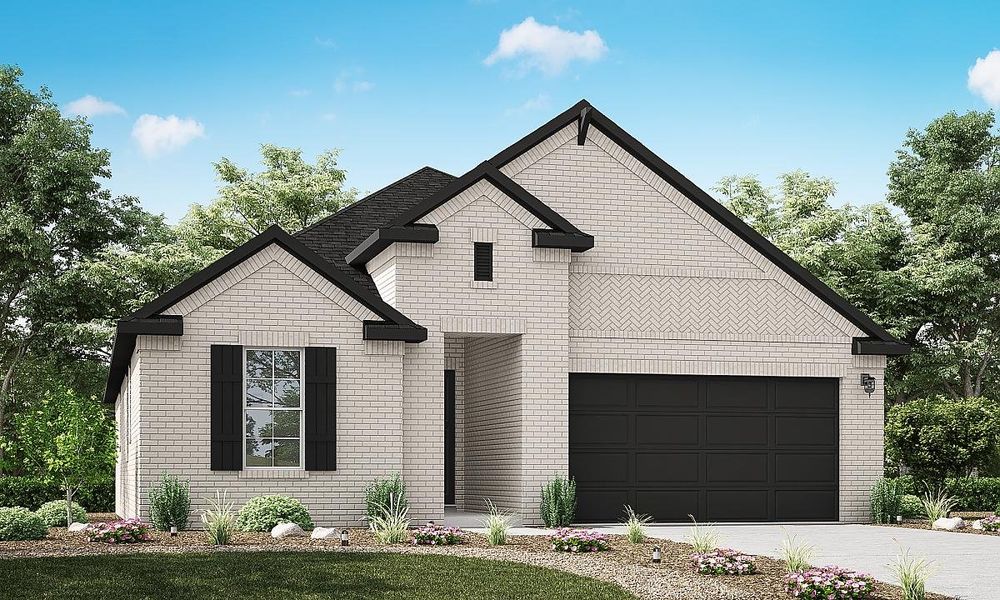 Representative exterior photo of a completed home built from the Bluebell by Caldwell Homes in Chambers Creek, Willis, TX (Image 21). Representative exterior photo of a completed home built from the Bluebell by Caldwell Homes in Chambers Creek, Willis, TX (Image 21).