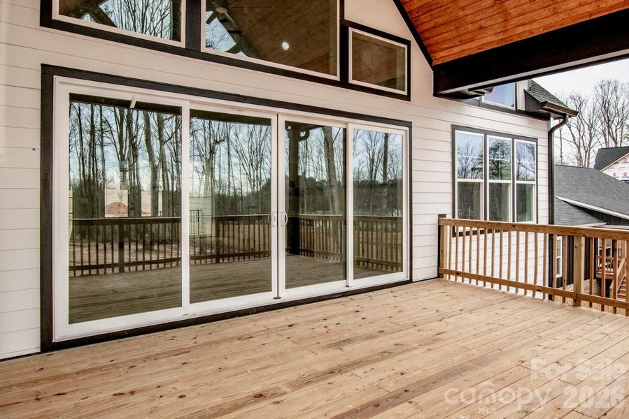 Exterior details and patio area of a home in , Lincolnton (Image 28).