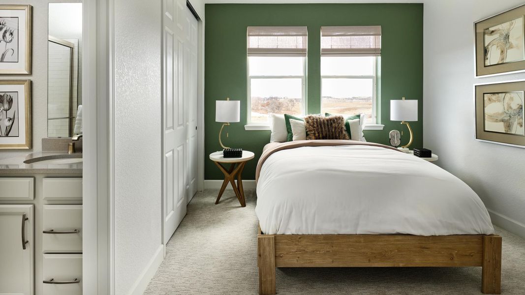 Representative furnished interior of a home built from the Steamboat | A Multi-Gen Home by Taylor Morrison in Dawson Trails, Castle Rock (Image 14).