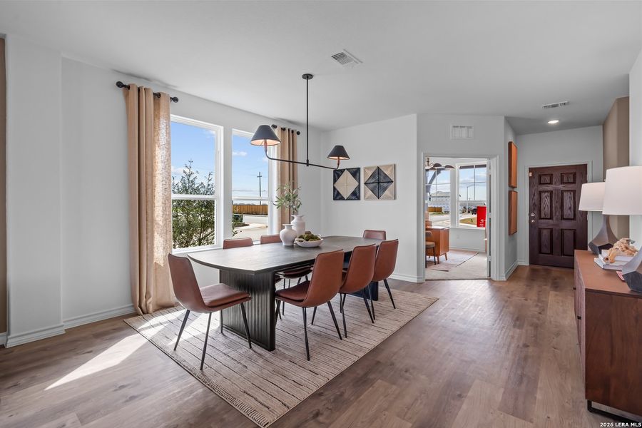 Furnished interior view inside a new home in Dove Song, Marion (Image 9).