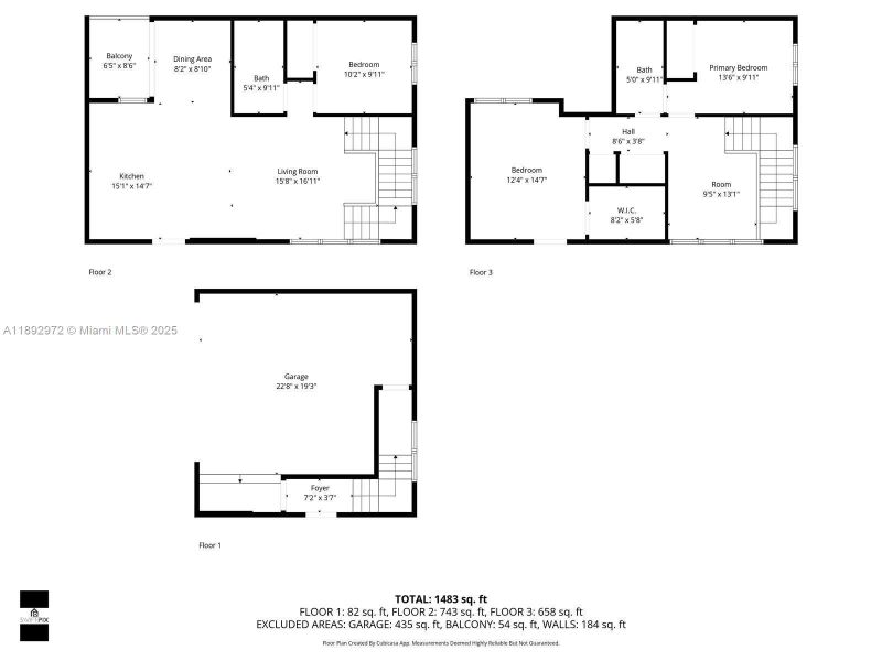 2D floor plan layout of this home in , Miami, FL (Image 3). 2D floor plan layout of this home in , Miami, FL (Image 3).