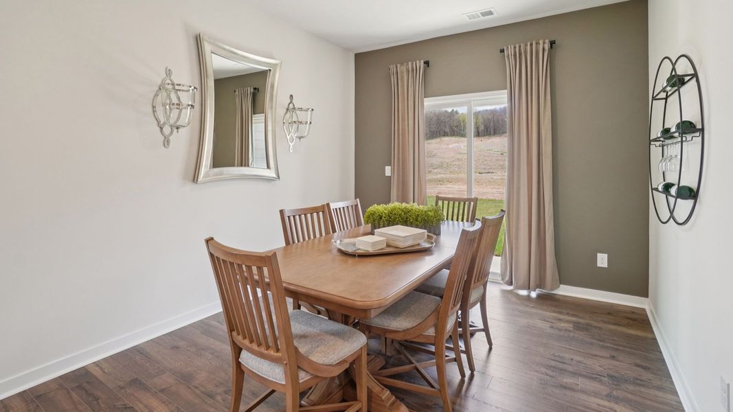 Representative furnished interior of a home built from the Burke by D.R. Horton in Valley View, Waynesville (Image 8). Representative furnished interior of a home built from the Burke by D.R. Horton in Valley View, Waynesville (Image 8).