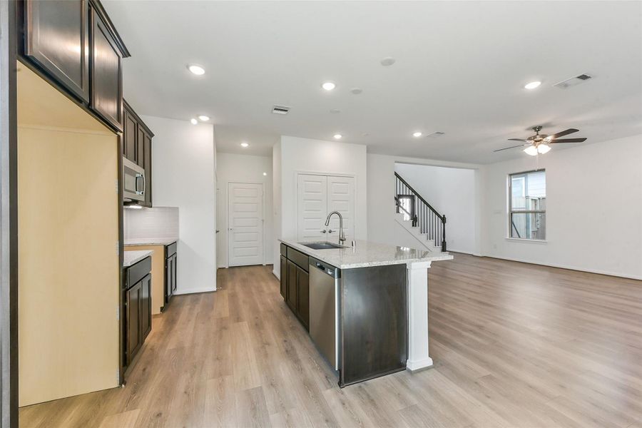 Furnished interior view inside a new home in Colony at Pinehurst, Pinehurst (Image 16). Furnished interior view inside a new home in Colony at Pinehurst, Pinehurst (Image 16).