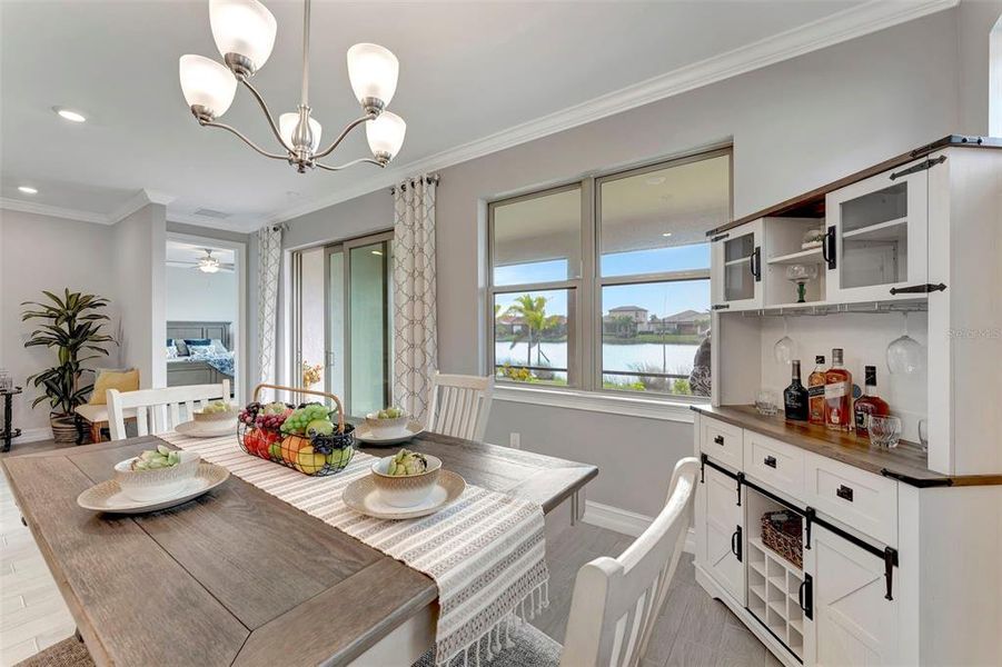 Furnished interior view inside a new home in , Nokomis (Image 10).