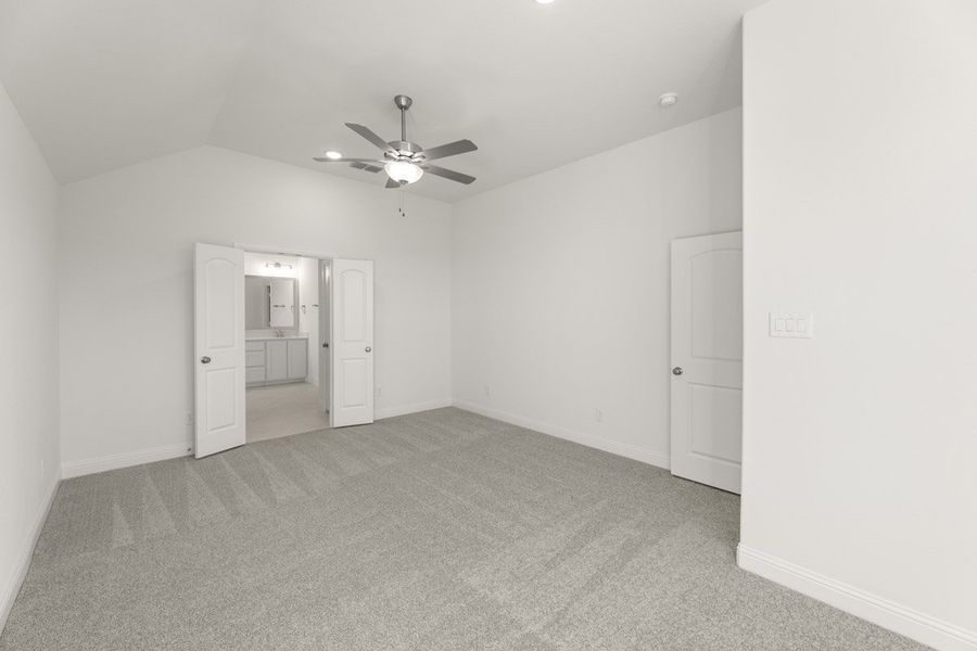 Representative unfurnished interior of a home built from the Grapevine by Pacesetter Homes in River Ranch, Van Alstyne (Image 26). Representative unfurnished interior of a home built from the Grapevine by Pacesetter Homes in River Ranch, Van Alstyne (Image 26).