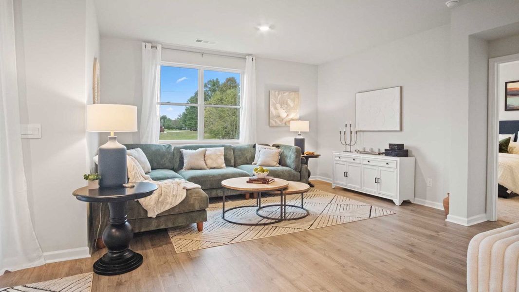 Furnished interior view inside a new home in Timberwalk, Cookeville (Image 16).