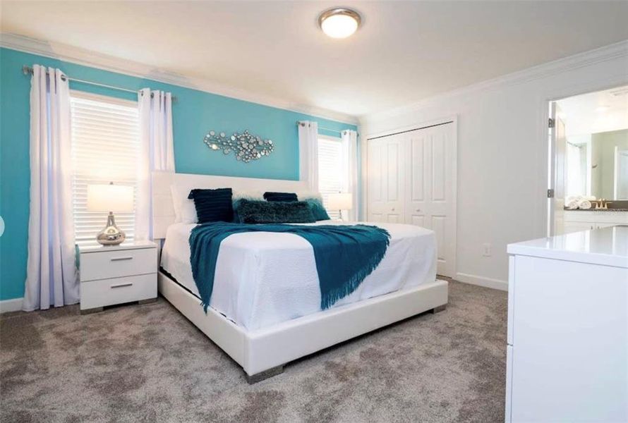 Furnished interior view inside a new home in , Kissimmee (Image 12).