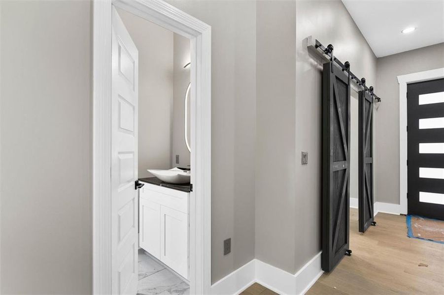 Furnished interior view inside a new home in , Atlanta (Image 15).