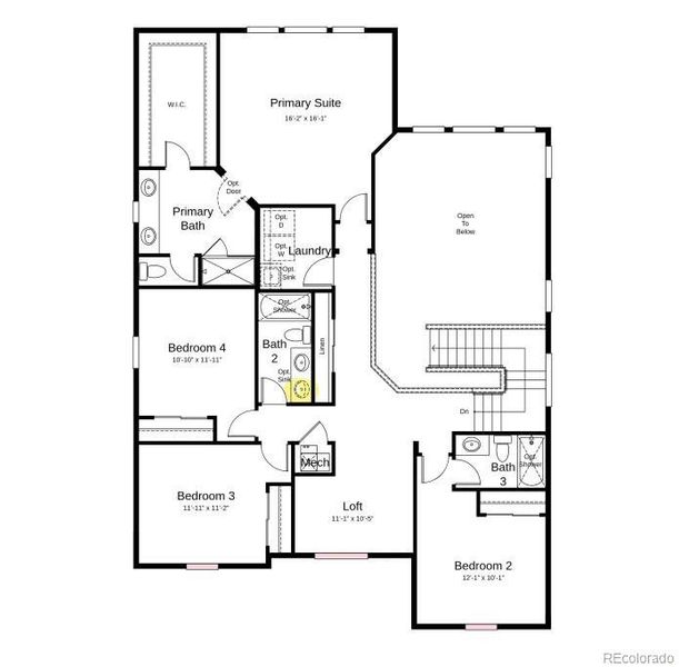 Additional Highlights Include: fireplace at great room, study, additional sink at upstairs secondary bath, rough-in plumbing at unfinished basement.