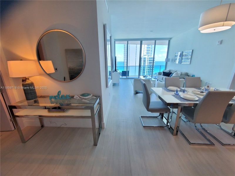 Furnished interior view inside a new home in , Sunny Isles Beach (Image 2).