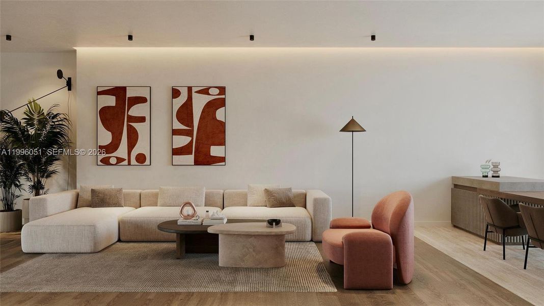 Furnished interior view inside a new home in , North Bay Village (Image 5).