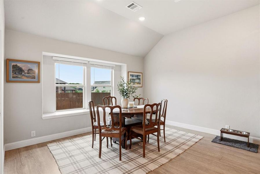 Furnished interior view inside a new home in Hayes Crossing, Midlothian (Image 27).