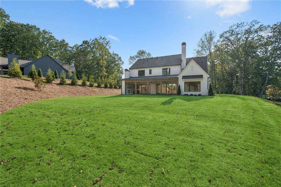 Front exterior of a new home in , Cumming, GA, highlighting curb appeal (Image 26).