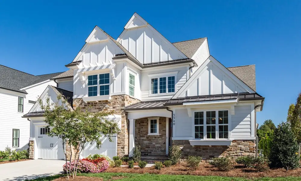 Representative exterior photo of a completed home built from the Monterey SL by Classica Homes in Arden Mill, Fort Mill, SC (Image 38).