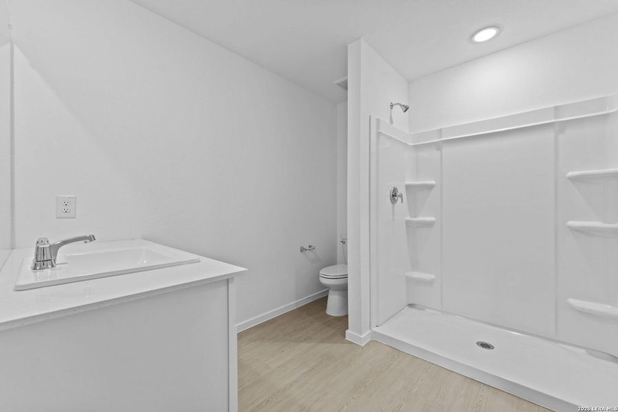 Furnished interior view inside a new home in Higdon Crossing, San Antonio (Image 8).