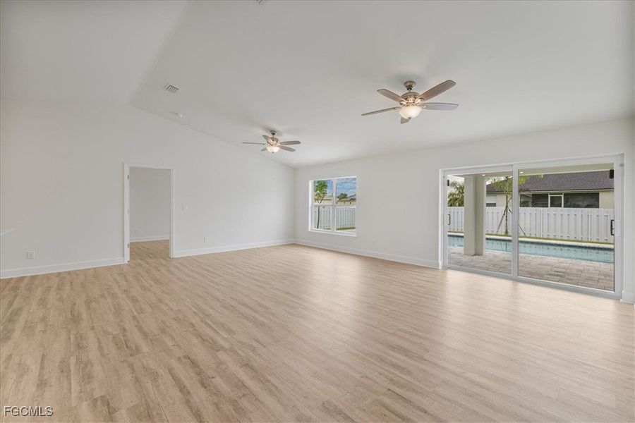 Spacious, unfurnished interior of a new home in Cape Coral, Cape Coral (Image 17). Spacious, unfurnished interior of a new home in Cape Coral, Cape Coral (Image 17).