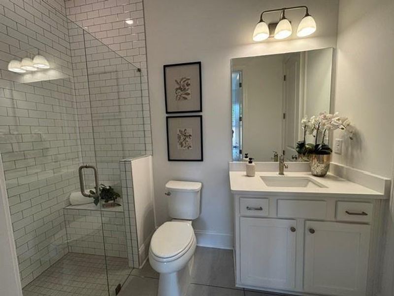 Furnished interior view inside a new home in Legacy Downs, Canton (Image 10).