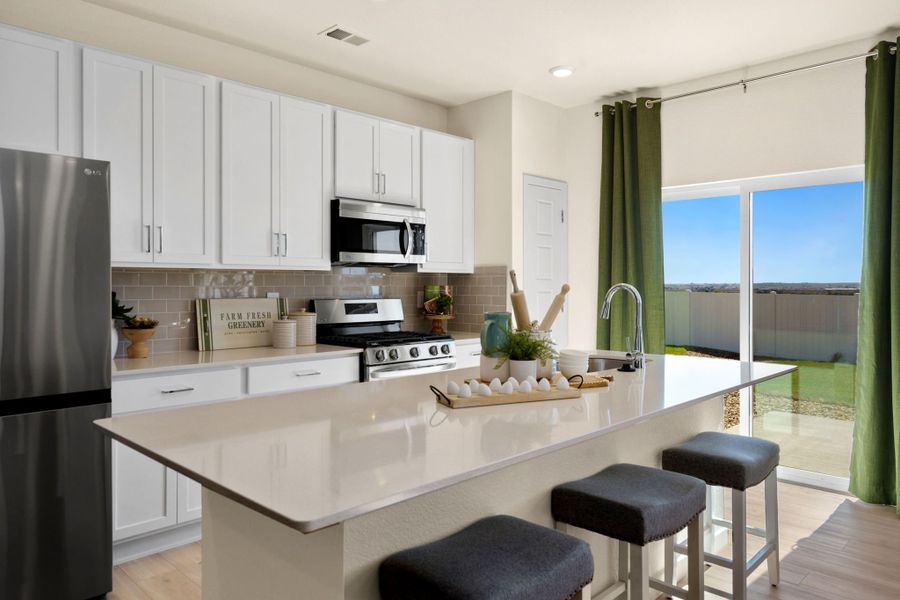 Representative furnished interior of a home built from the Lindon by Baessler Homes in Union Colony West, Evans (Image 13).
