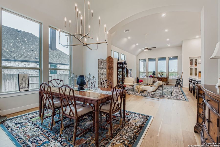 Furnished interior view inside a new home in Mesa Western, Cibolo (Image 11).
